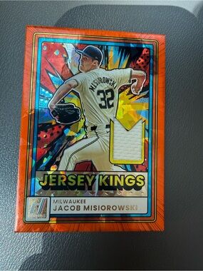 Jacob Misiorowski Jersey Kings Baseball Card - Orange Border